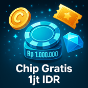 Chip Gratis 1jt IDR