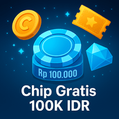 Chip Gratis 100K IDR
